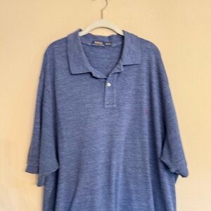 Polo Ralph Lauren Shirt Size 3XLT Blue Pony Logo Preppy Academia Casual